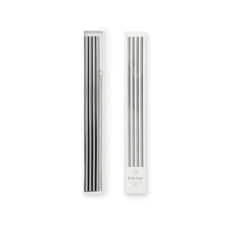 Porter 10" Metal Straws Set/4 - Image 3