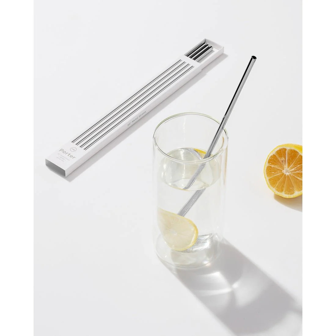 Porter 10" Metal Straws Set/4 - Image 5