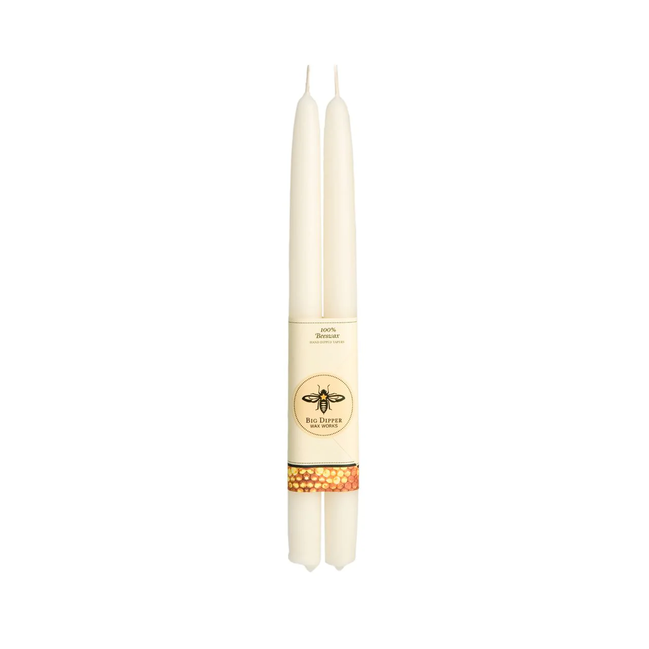 100% Pure Beeswax Tapers - Image 2