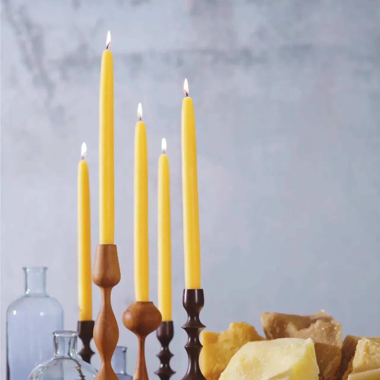 100% Pure Beeswax Tapers - Image 4