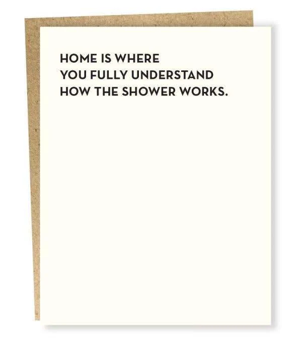 Shower Card