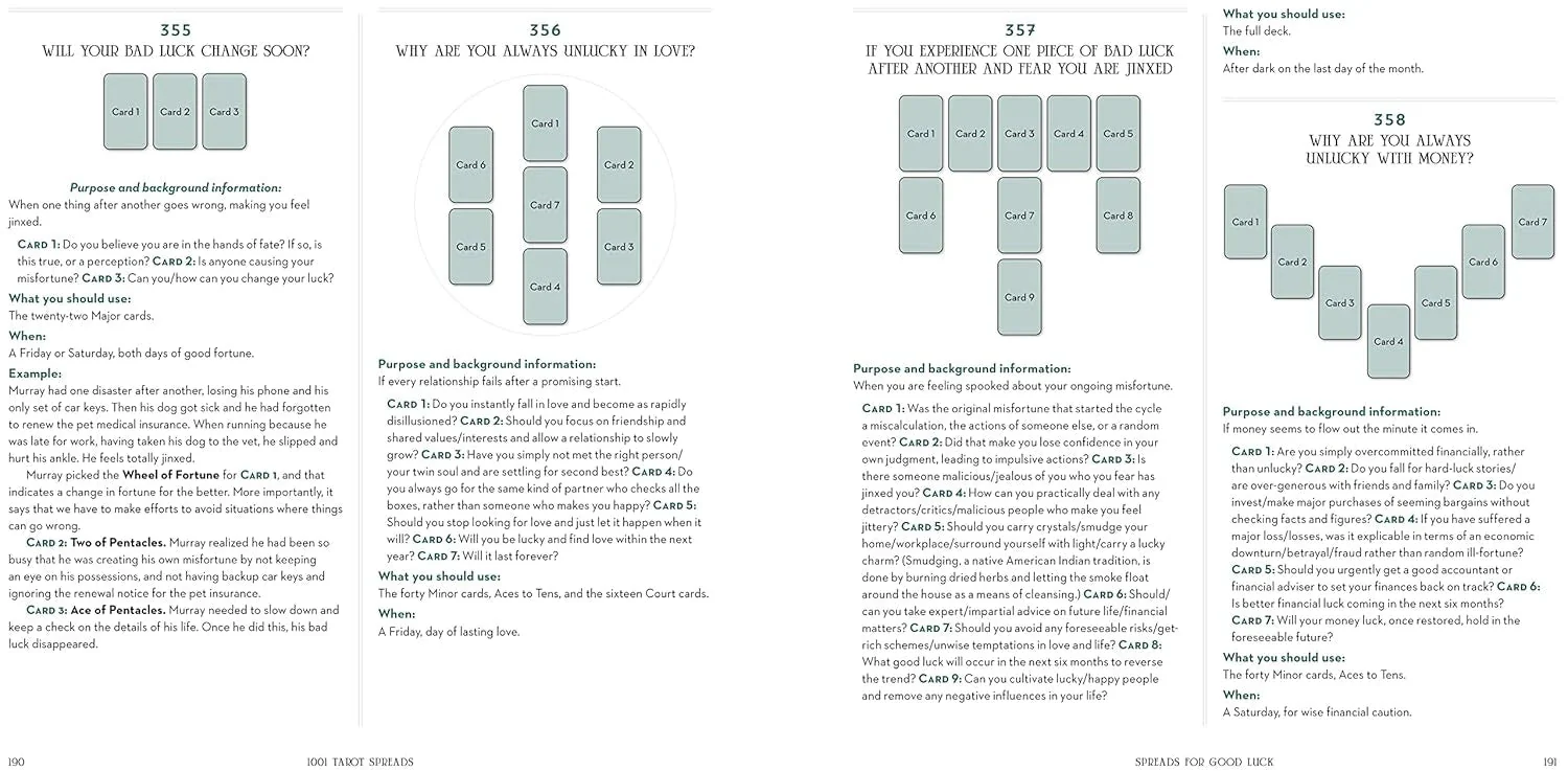1001 Tarot Spreads: The Complete Book of Tarot Spreads for Every Purpose - Image 4