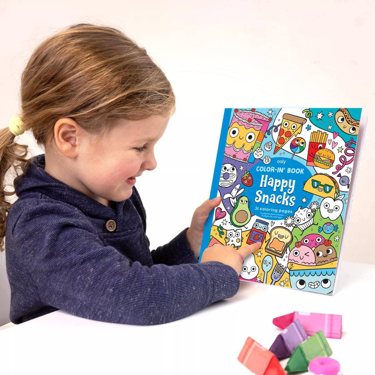 Happy Snacks Color-In' Book - Image 3