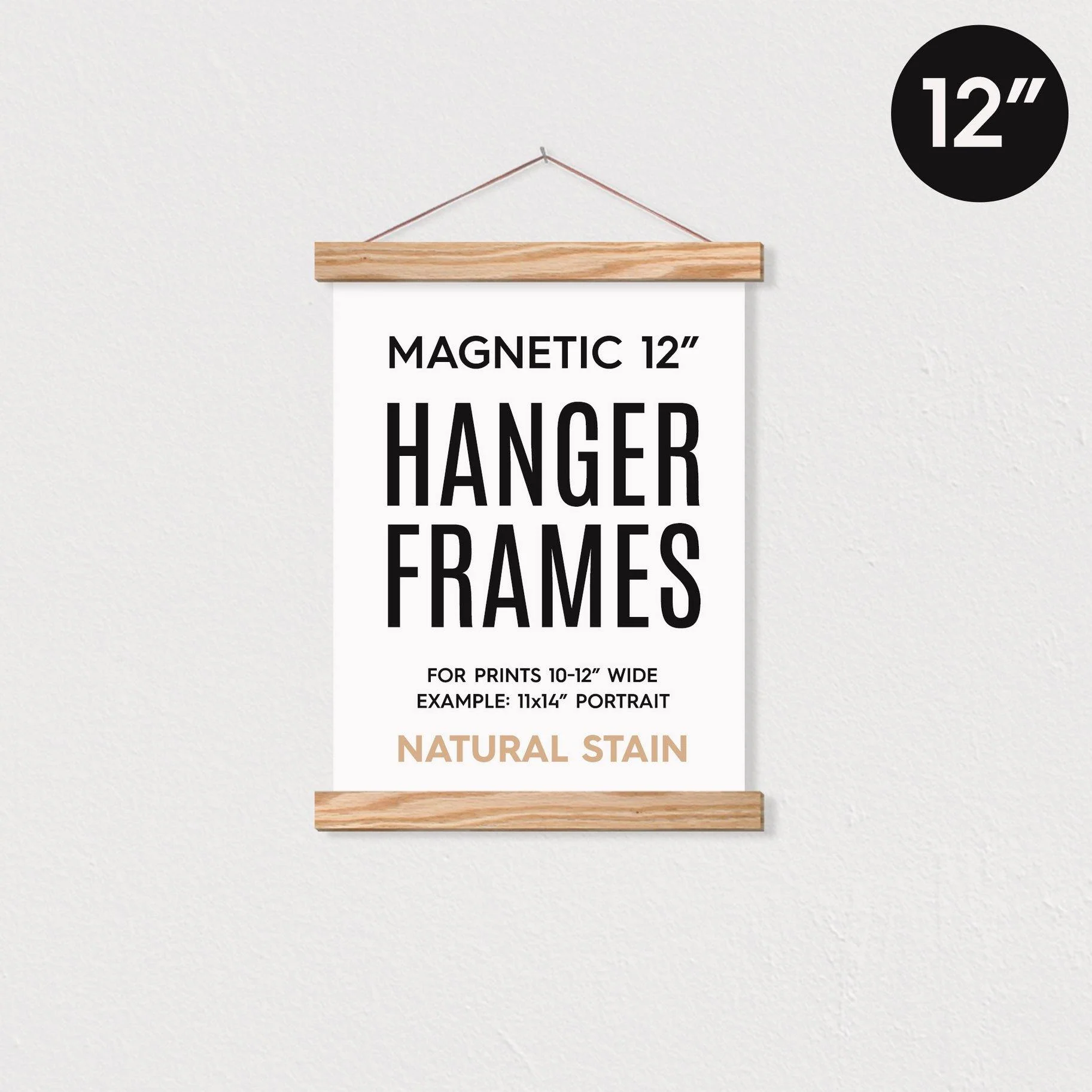12" Magnetic Poster Frame Hanger - Image 3