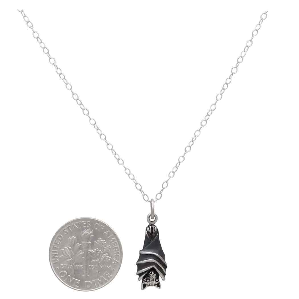 Hanging Bat 18 Inch Necklace - Image 2