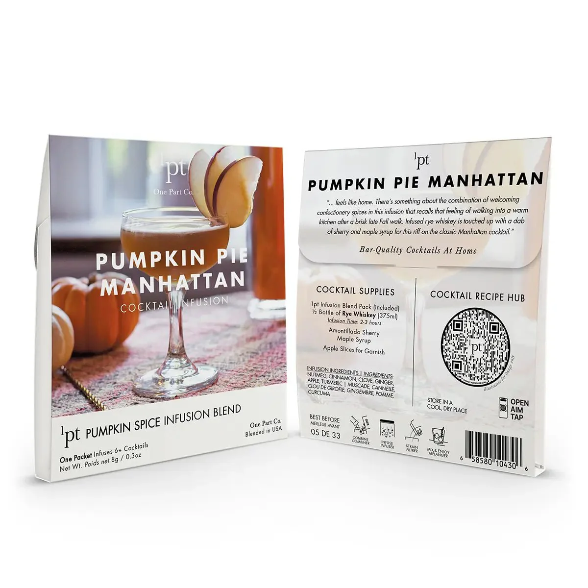 Pumpkin Pie Manhattan Cocktail Infusion Pack - Image 4