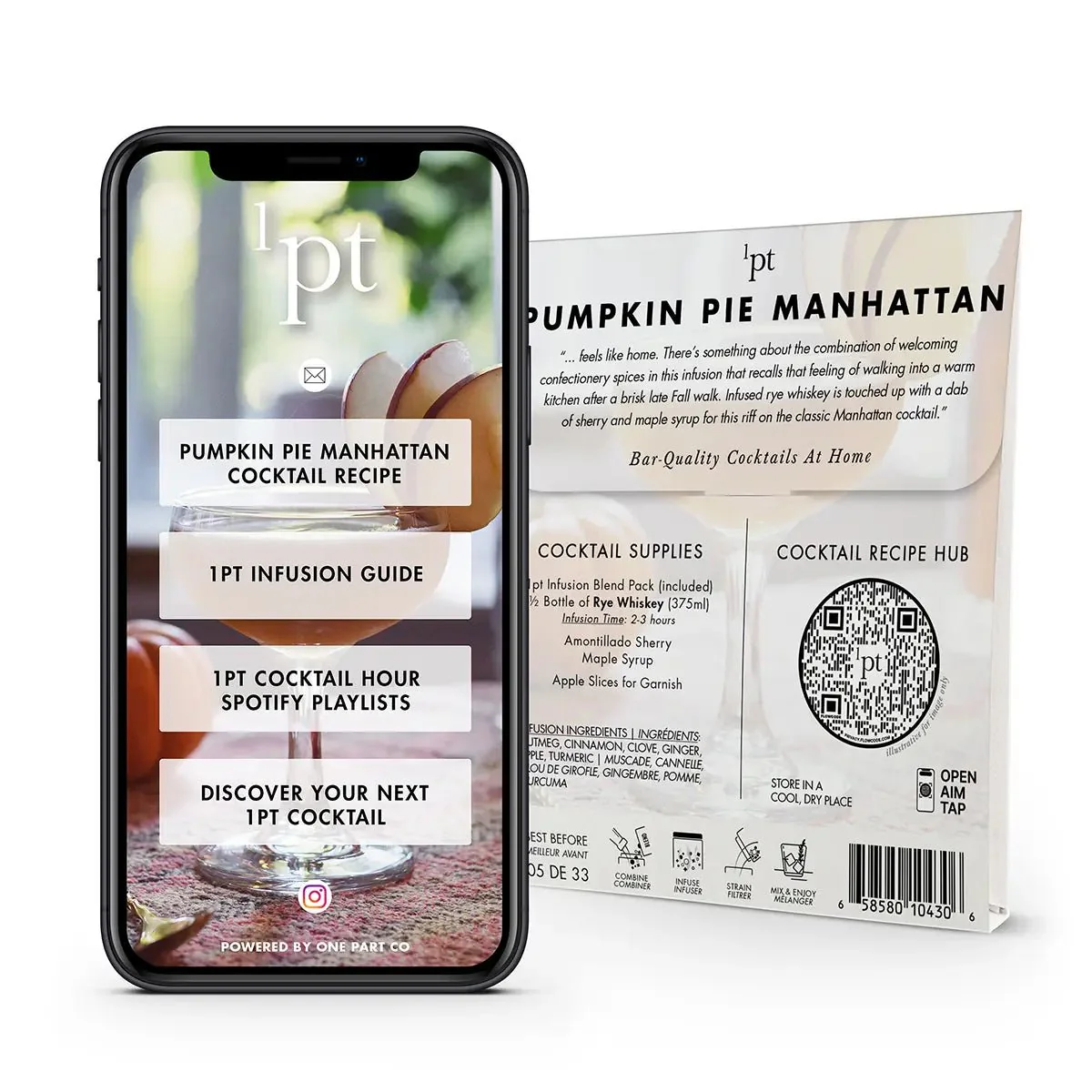 Pumpkin Pie Manhattan Cocktail Infusion Pack - Image 5