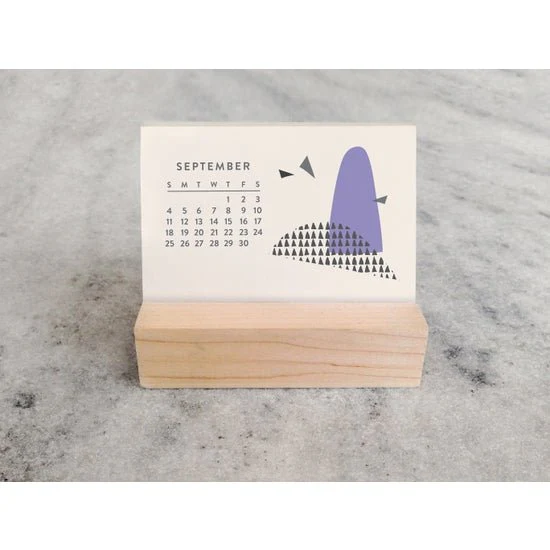 2022 Abstract Mini Desk Calendar - Image 3