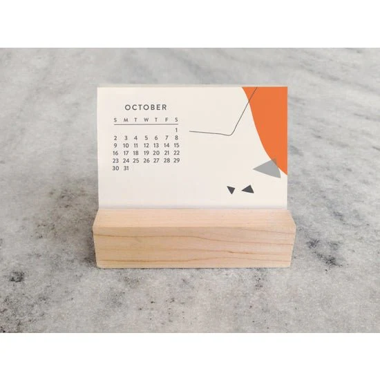 2022 Abstract Mini Desk Calendar - Image 5