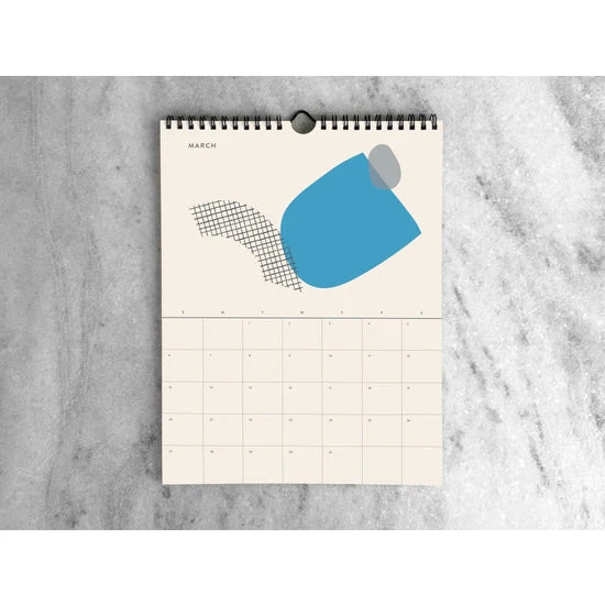2022 Abstract Monthly Wall Calendar - Image 3