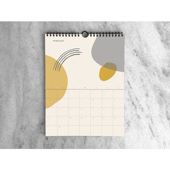 2022 Abstract Monthly Wall Calendar - Image 4