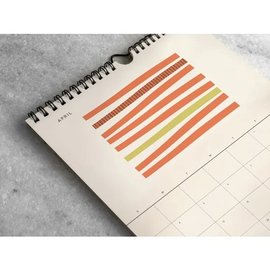 2022 Abstract Monthly Wall Calendar - Image 5
