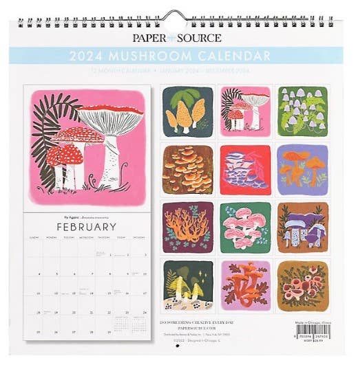 2024 Mushrooms Wall Calendar - Image 2