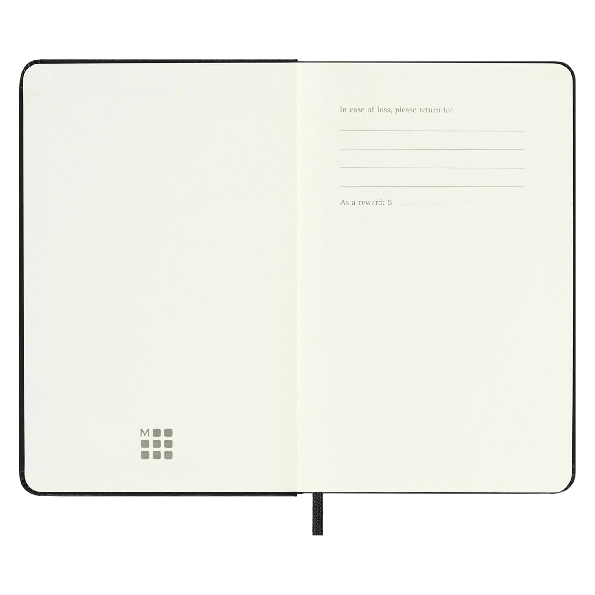 Classic Hardcover Dotted Notebook: Pocket - Image 3