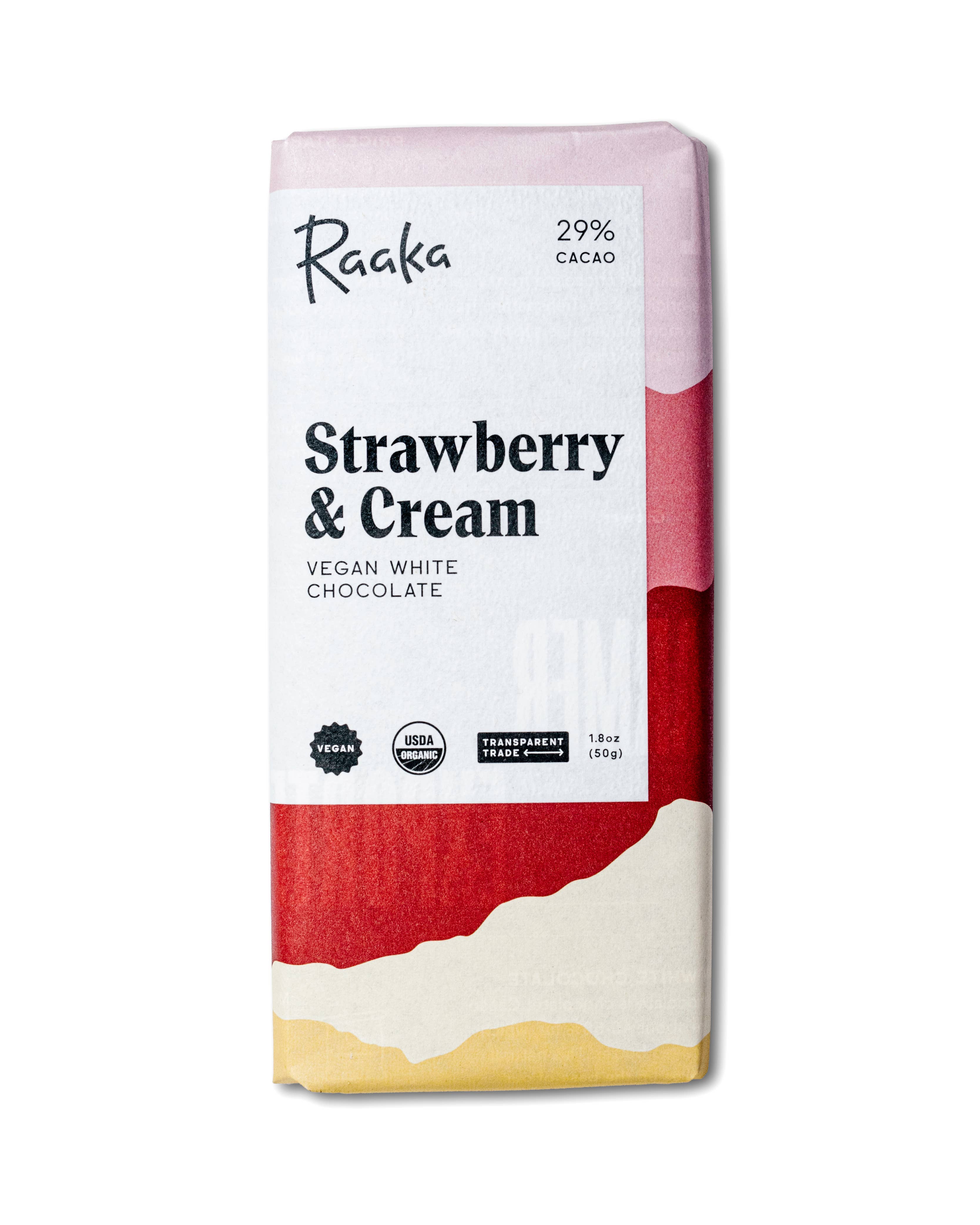 Strawberry & Cream White Chocolate Bar - Image 7