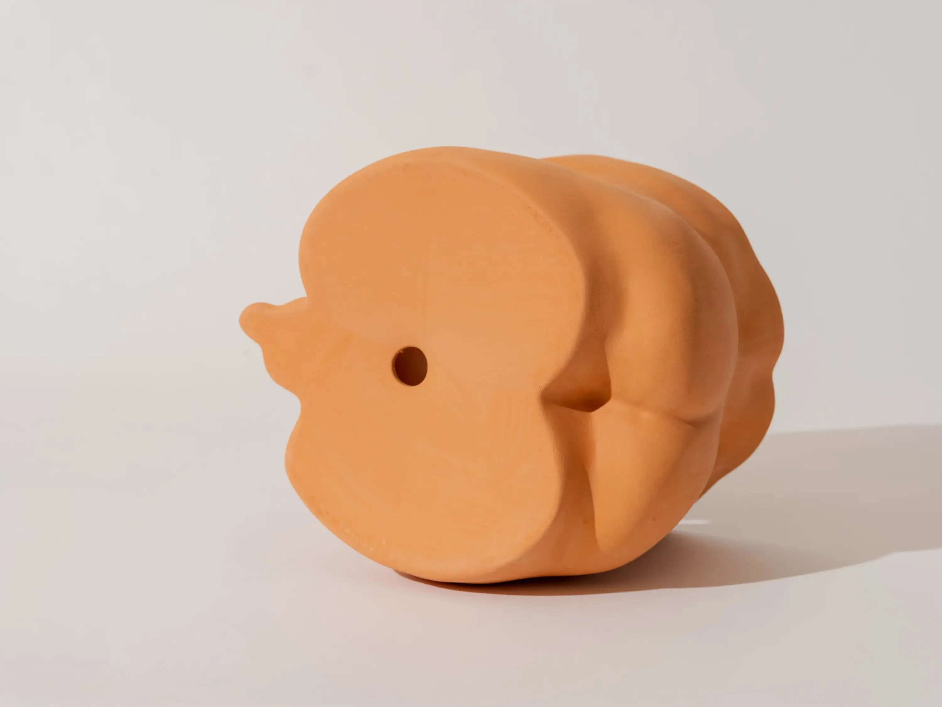 Terracotta Booty Planter with Saucer - Image 3