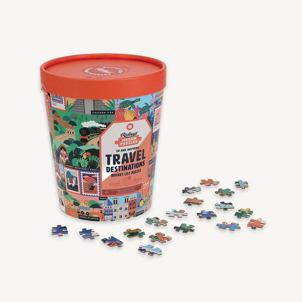 50 Travel Destinations Bucket List Puzzle - Image 3