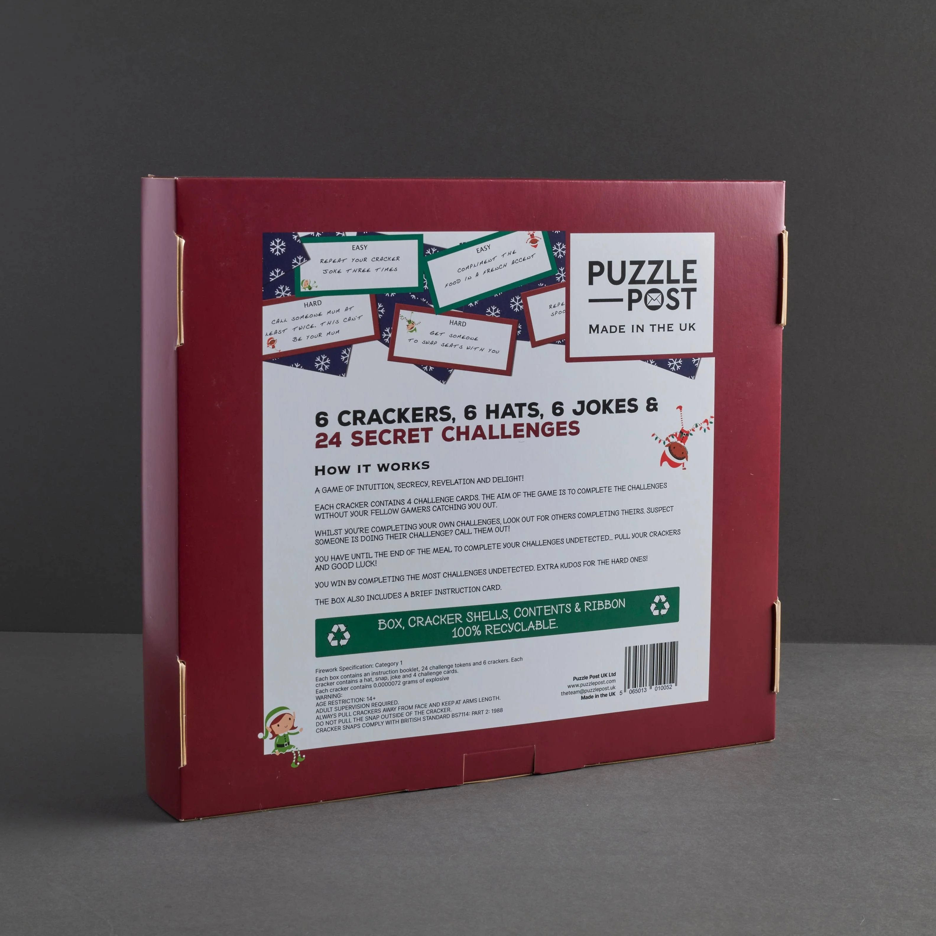 Covert Game Christmas Crackers, Set/6 - Image 4