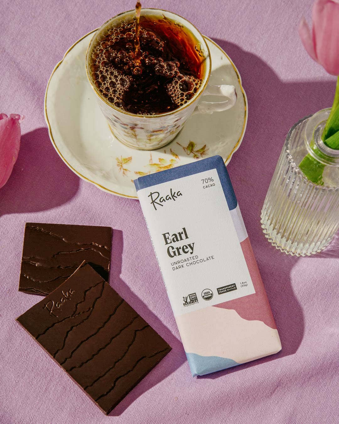 Earl Grey Tea Dark Chocolate Bar - Image 2