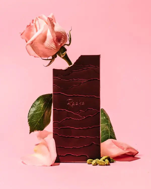 Rose Cardamom Chocolate Bar - Image 2