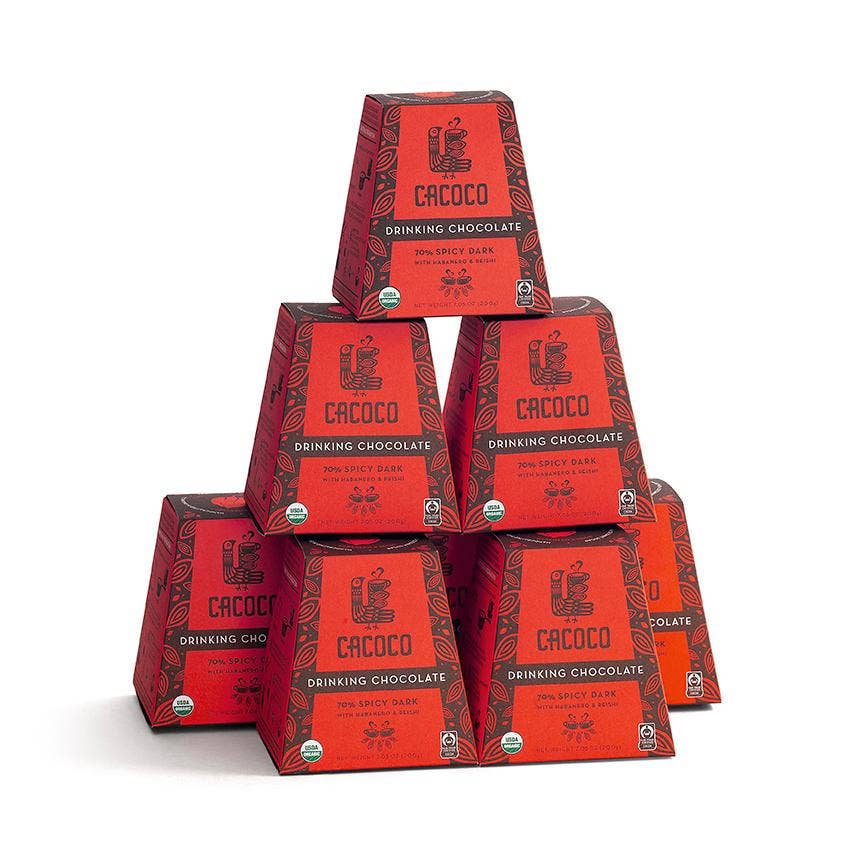 Spicy Dark Drinking Chocolate - 70% - Image 3