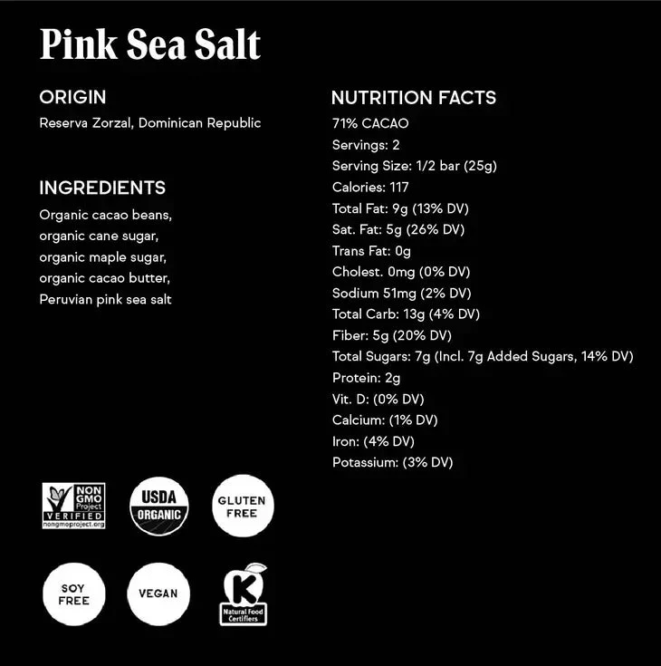 Pink Sea Salt Chocolate Bar - Image 4