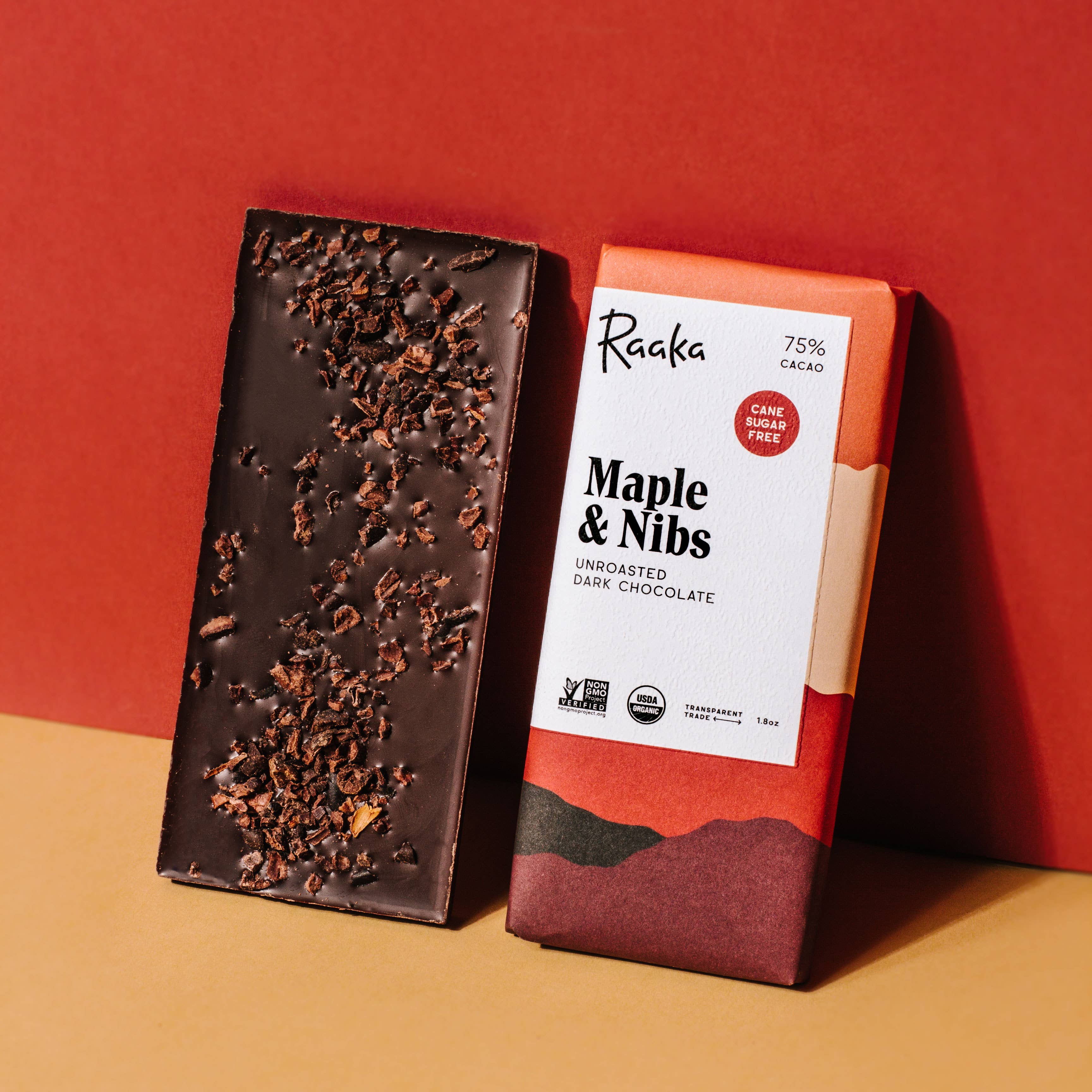 Maple & Nibs Chocolate Bar - Image 3