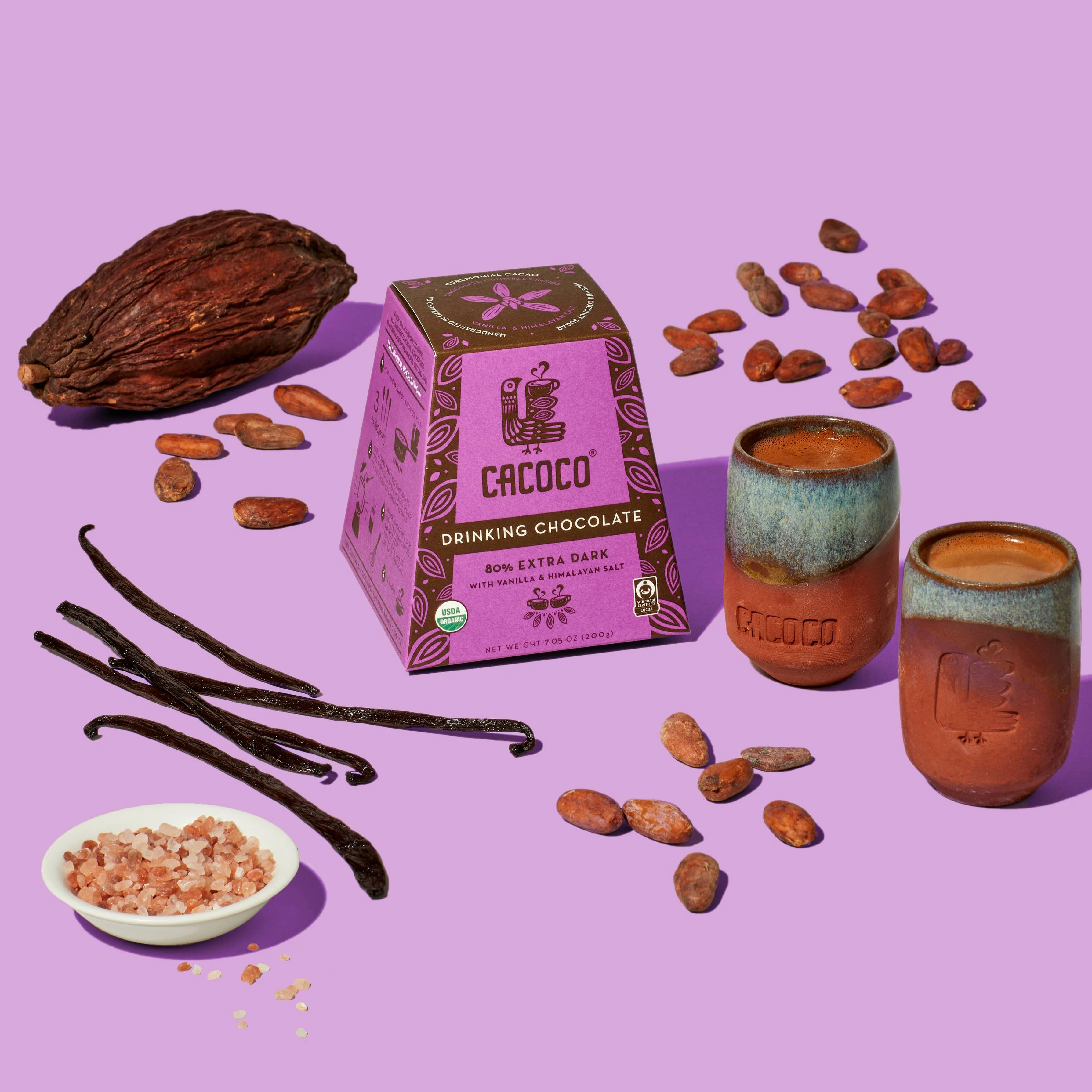 Extra Dark Drinking Chocolate - 80%