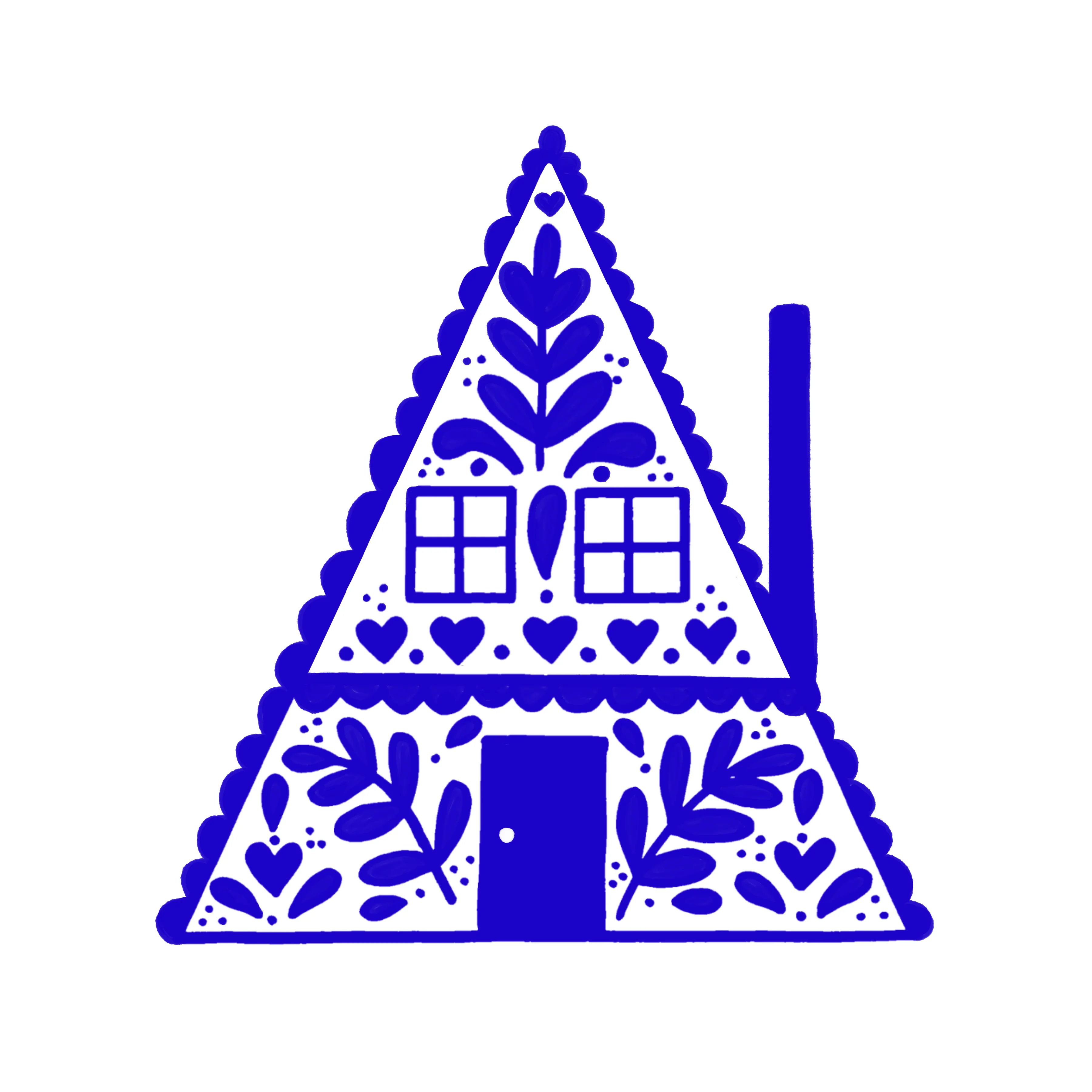 A-Frame Cabin Sticker - Image 2