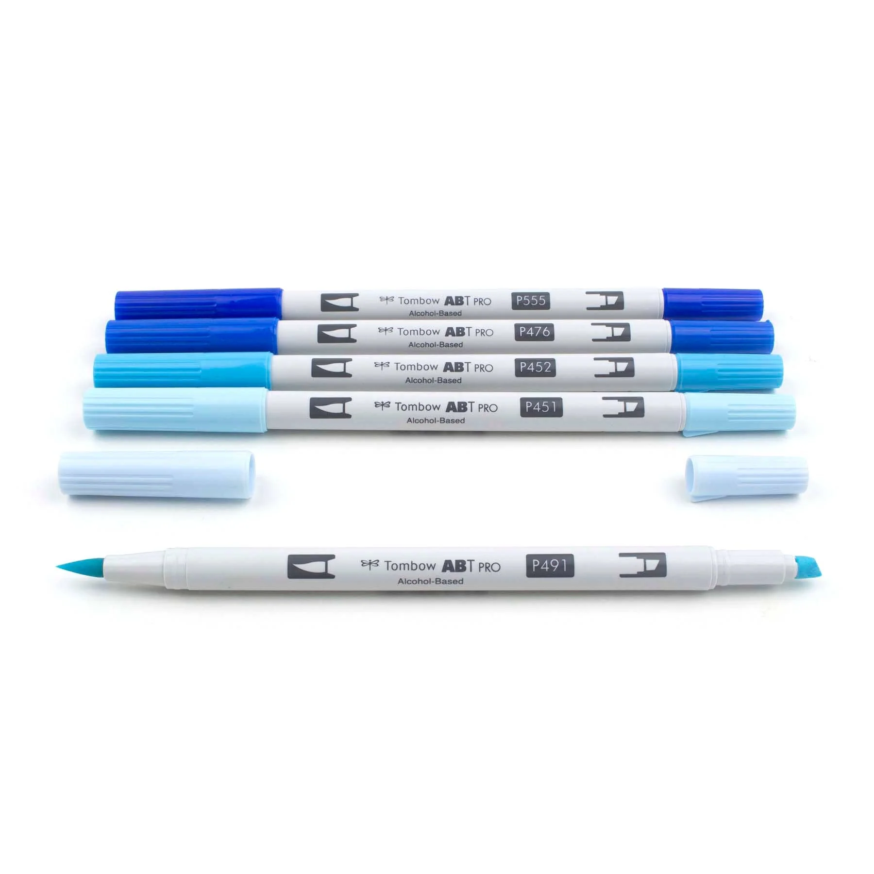 ABT PRO Alcohol-Based Art Markers: Blue Tones 5-Pack - Image 3