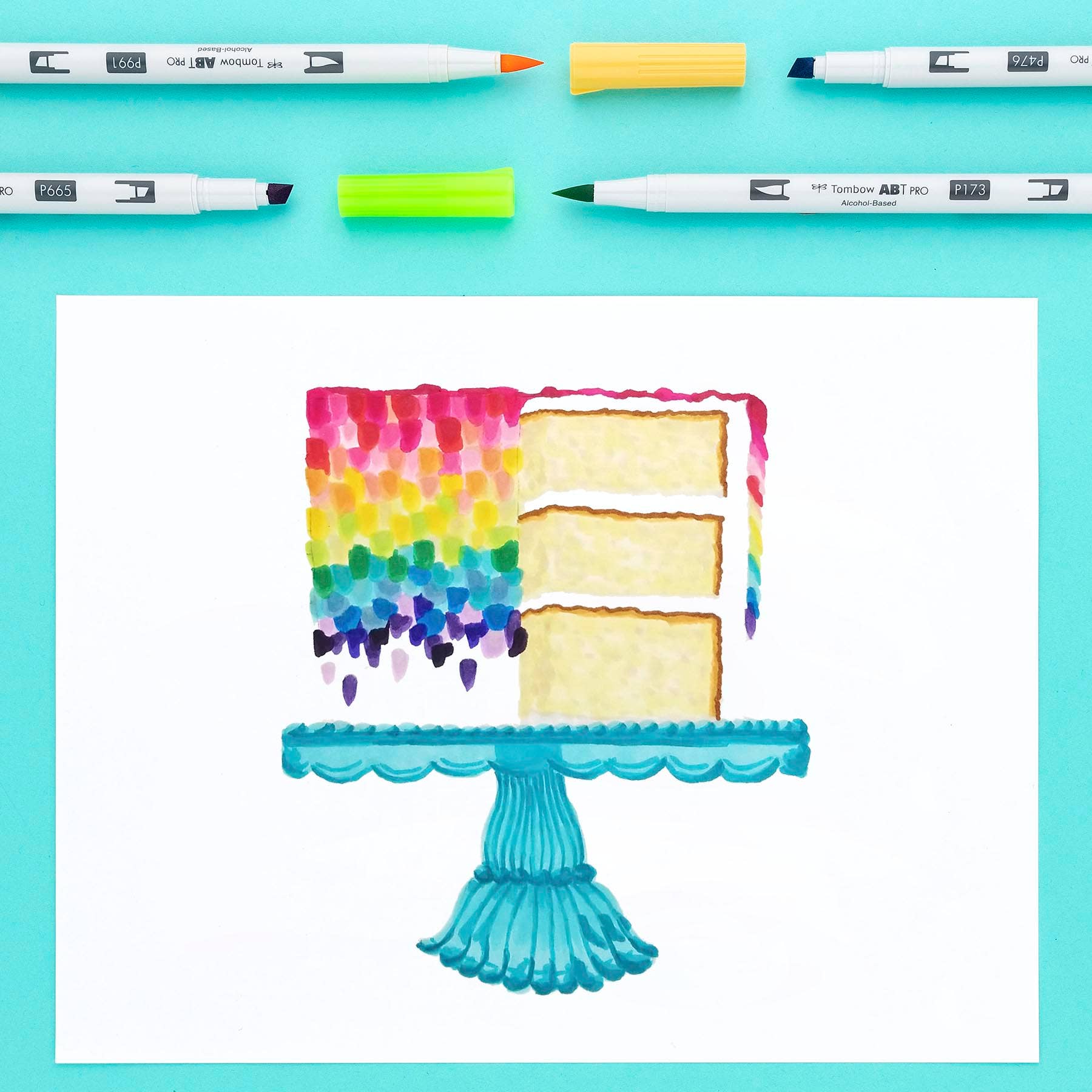 ABT PRO Alcohol-Based Art Markers: Bright Palette 10-Pack - Image 4