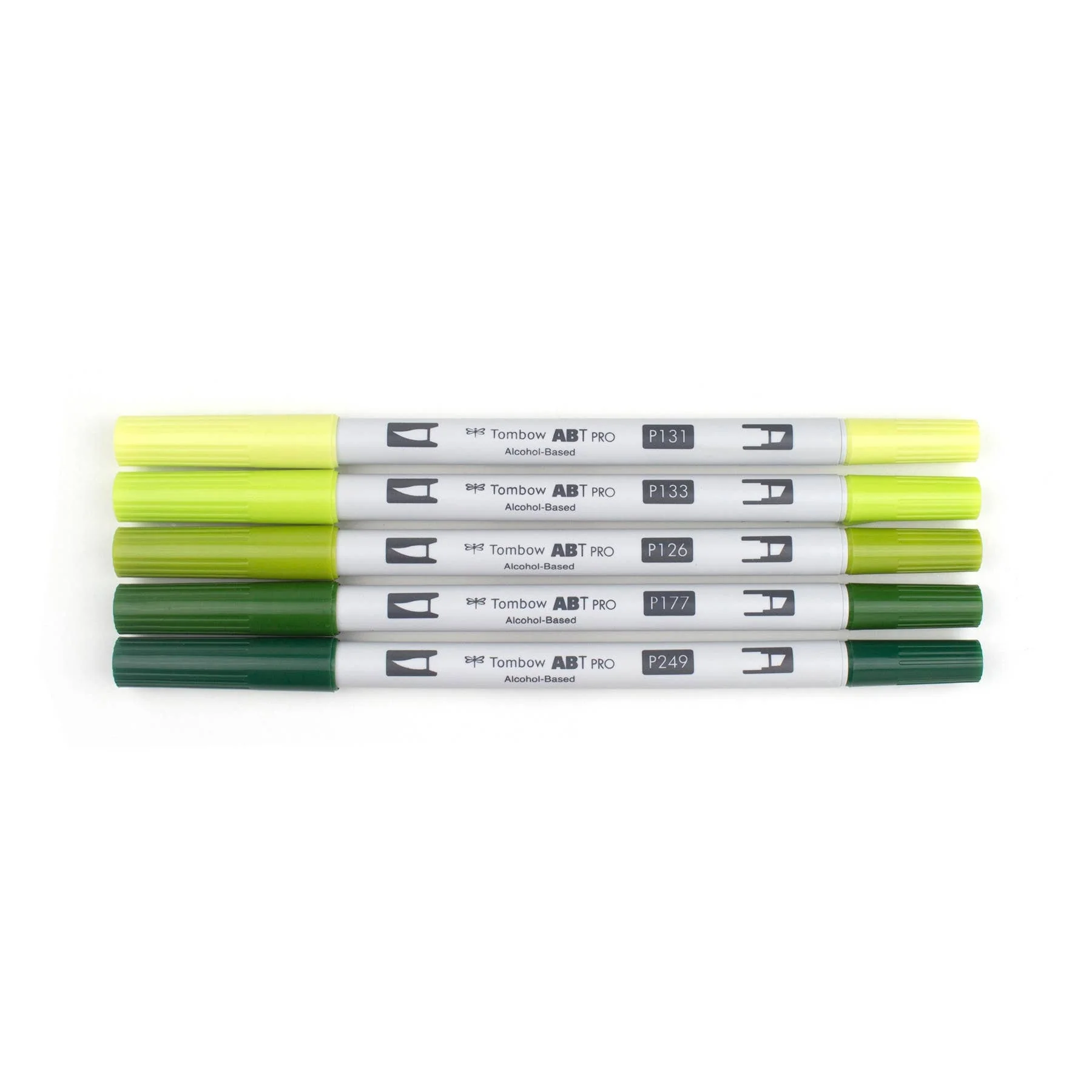 ABT PRO Alcohol-Based Art Markers: Green Tones 5-Pack - Image 2
