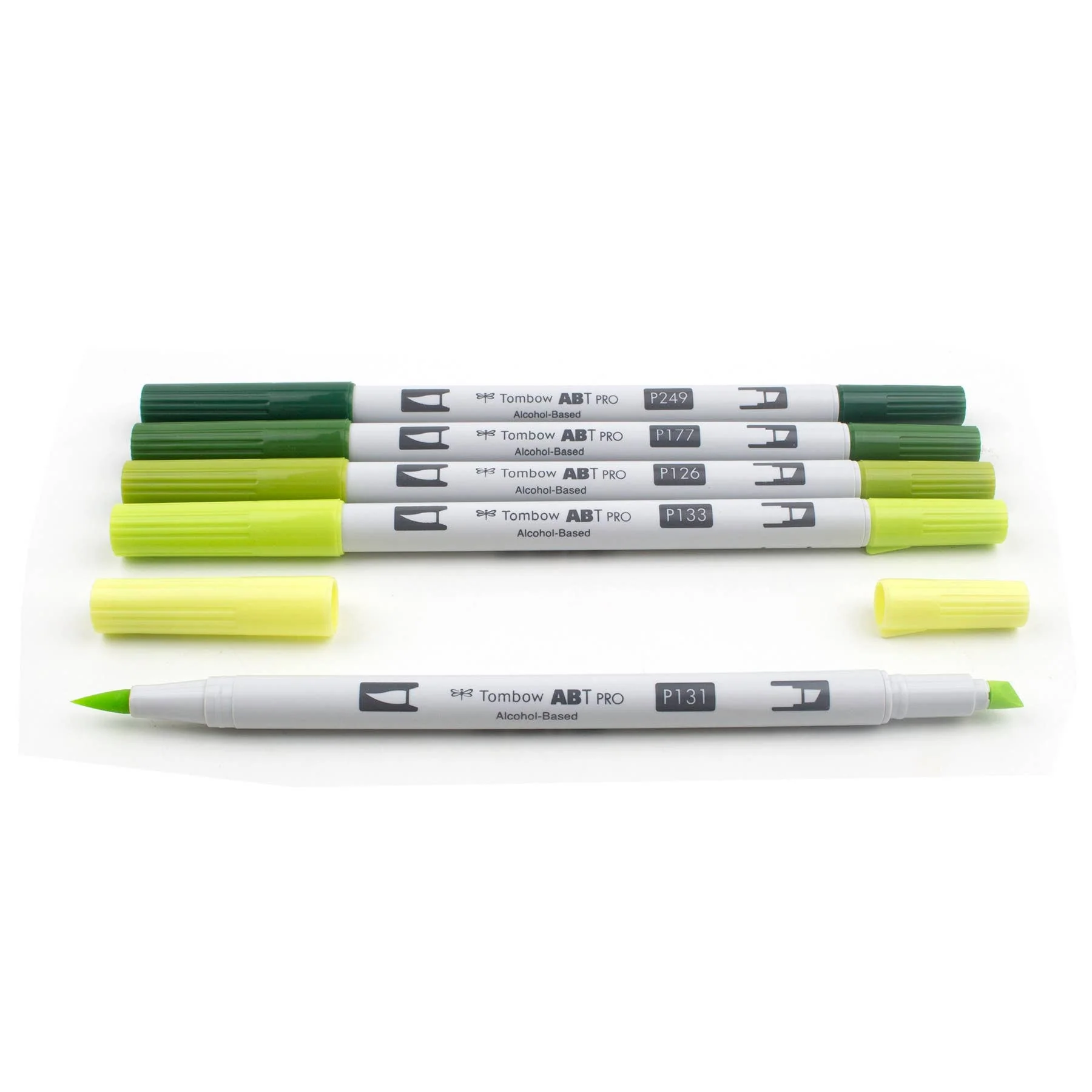 ABT PRO Alcohol-Based Art Markers: Green Tones 5-Pack - Image 3