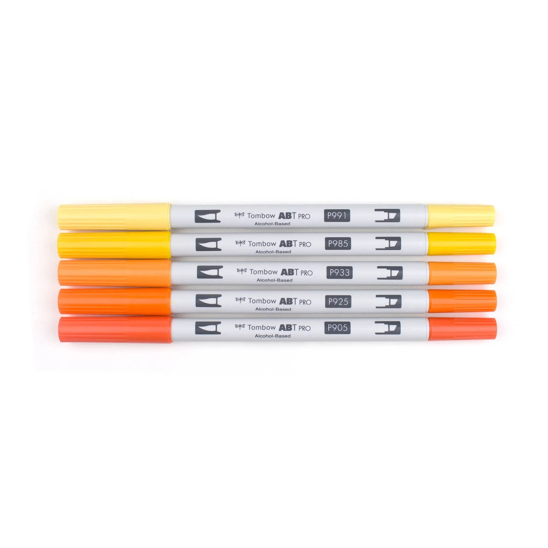 ABT PRO Alcohol-Based Art Markers: Orange Tones 5-Pack - Image 2