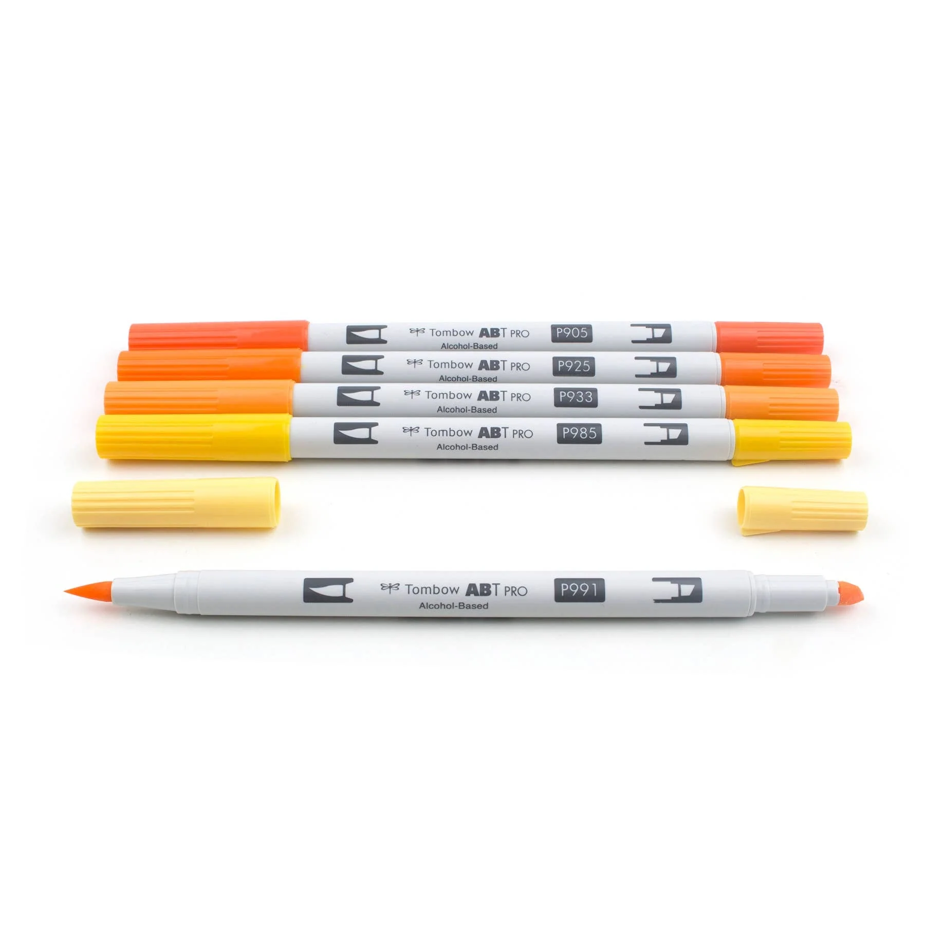 ABT PRO Alcohol-Based Art Markers: Orange Tones 5-Pack - Image 3