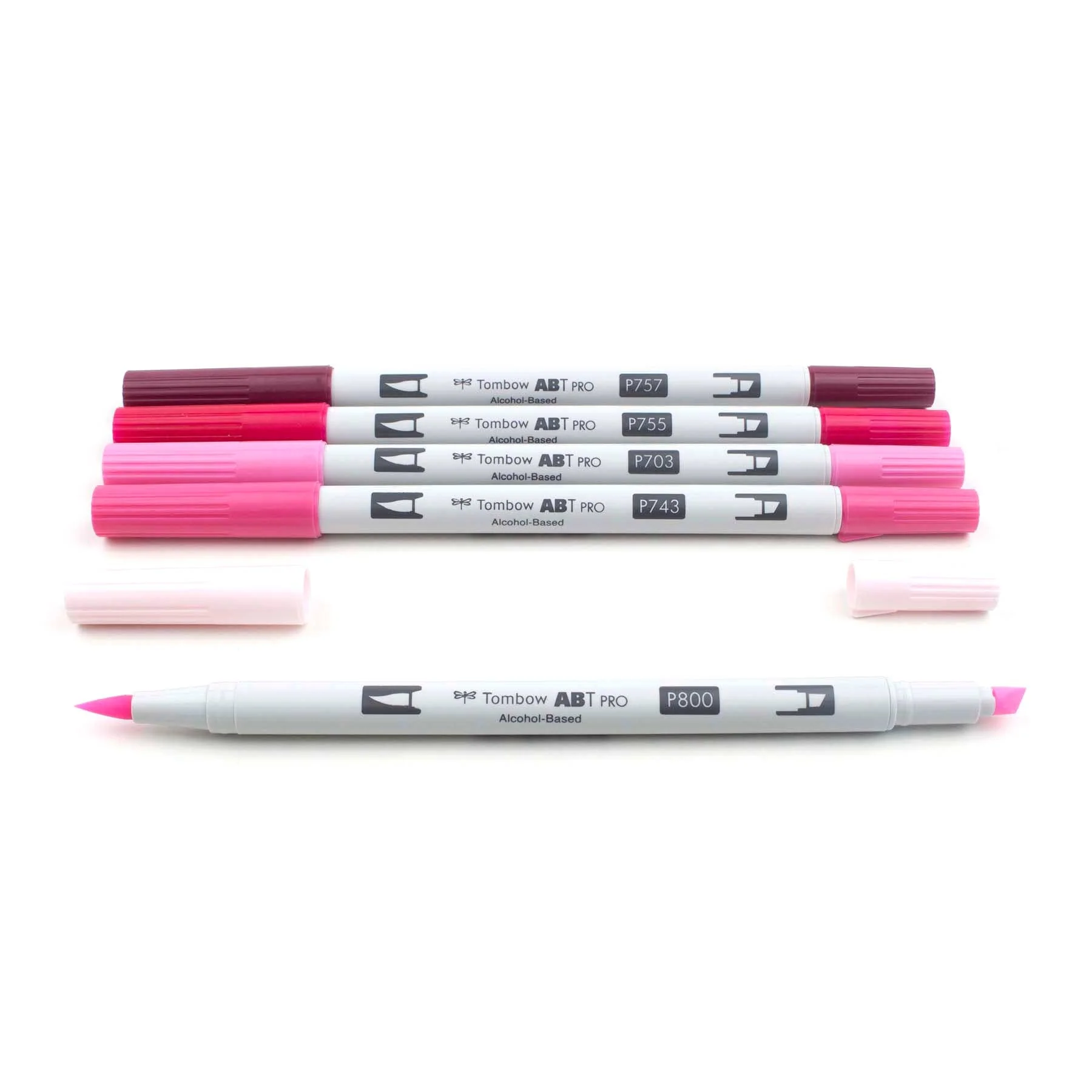 ABT PRO Alcohol-Based Art Markers: Pink Tones 5-Pack - Image 2