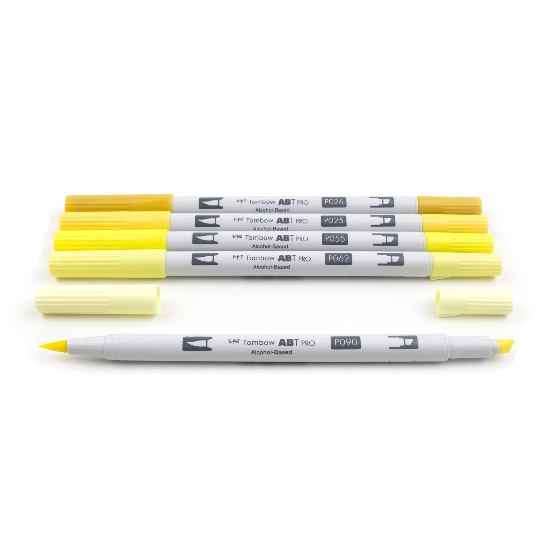 ABT PRO Alcohol-Based Art Markers: Yellow Tones 5-Pack - Image 2