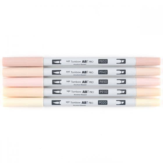 ABT PRO Alcohol-Based Markers: Portrait - Fair Complexion 5-Pack - Image 2