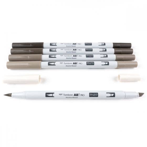 ABT PRO Alcohol-Based Markers: Portrait - Warm Gray Tones 5-Pack - Image 3