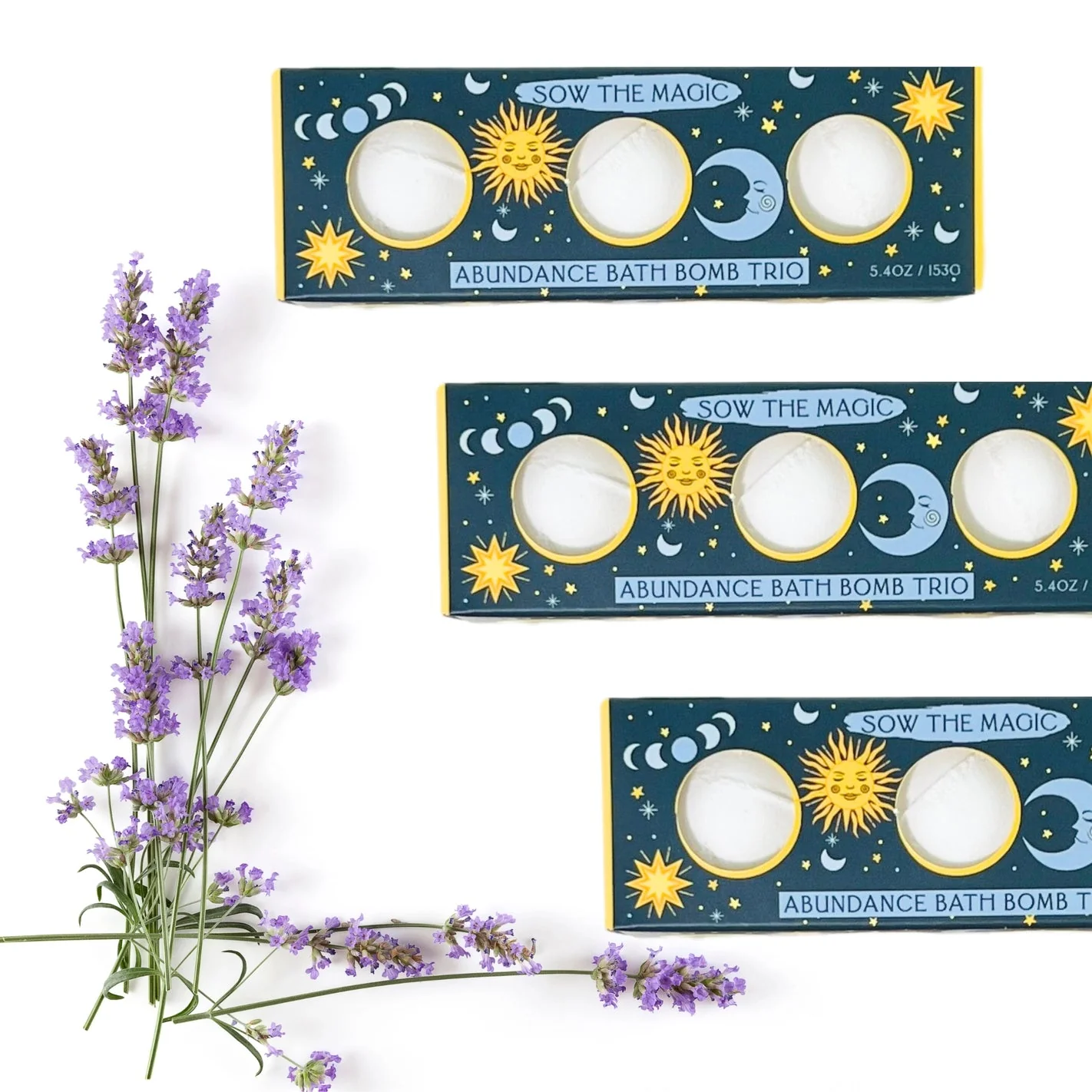 Abundance Moon Phase Bath Bomb Trio - Image 3