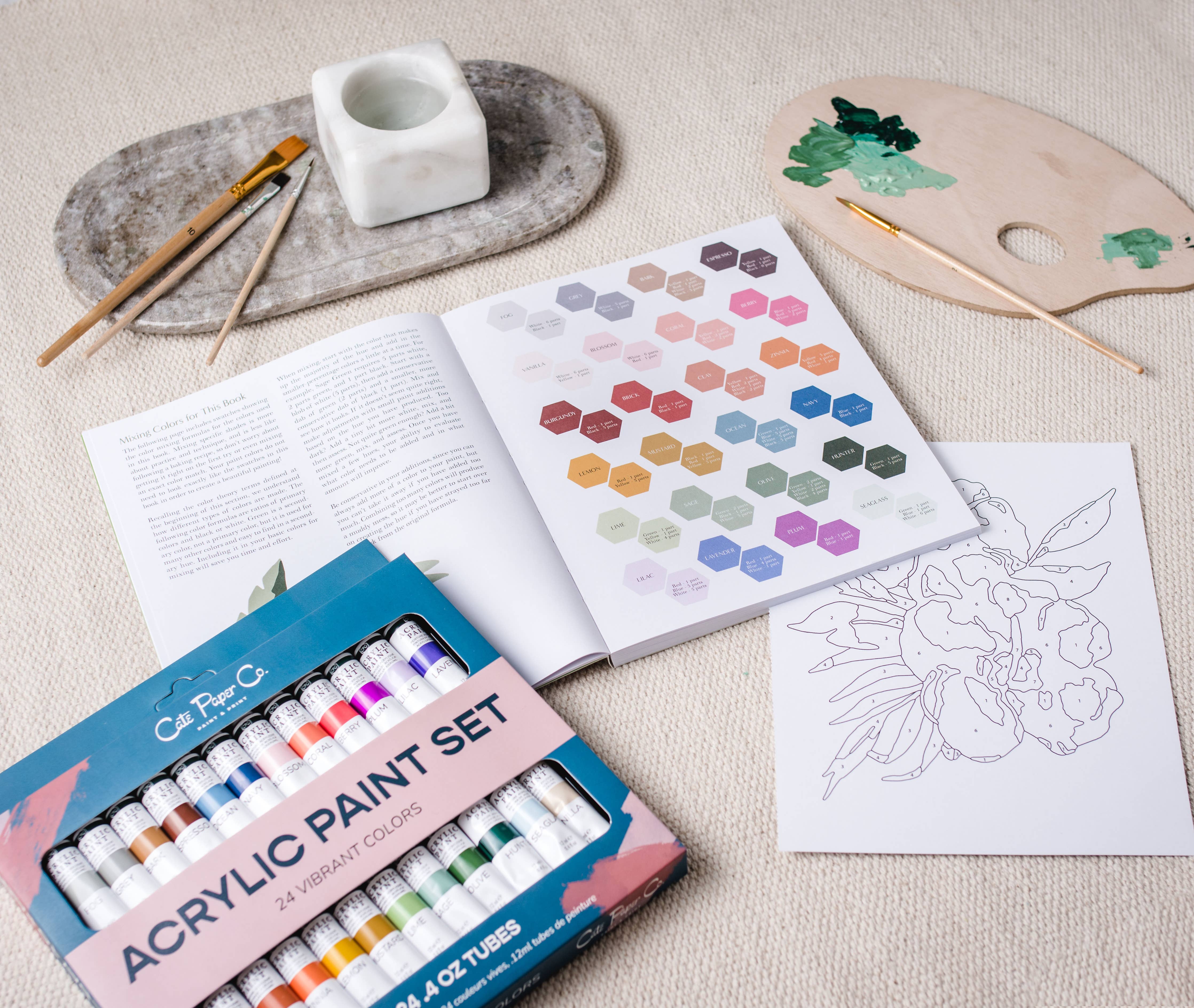 Acrylic Paints: Set of 24 - Image 3