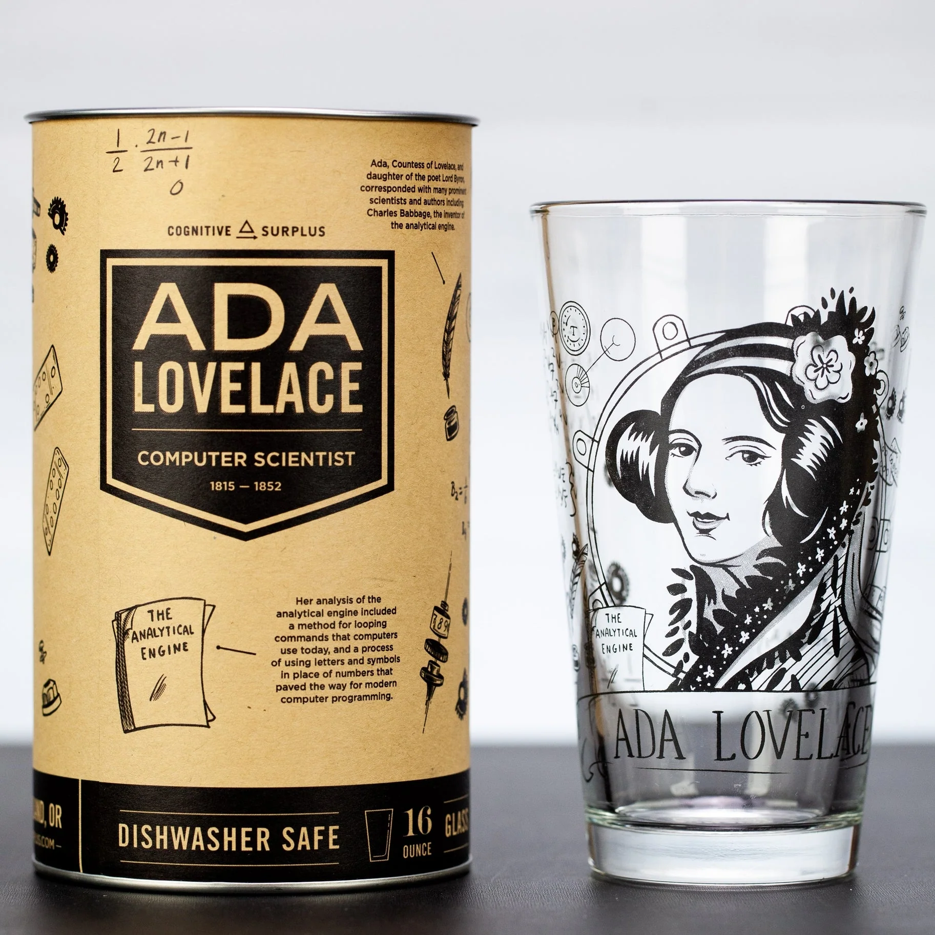 Ada Lovelace Pint Glass - Image 2