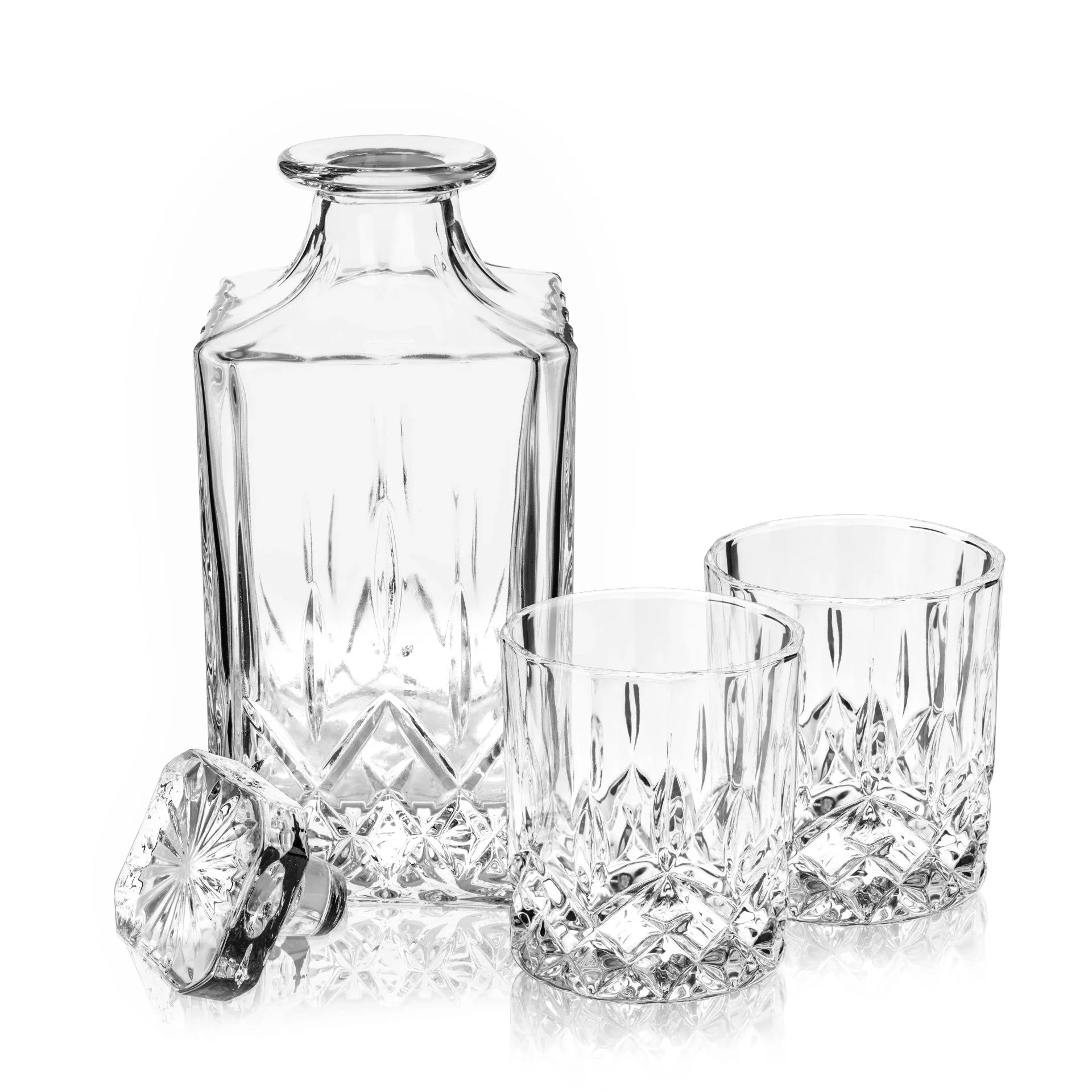 Admiral Crystal Decanter and Tumbler Set - Image 2