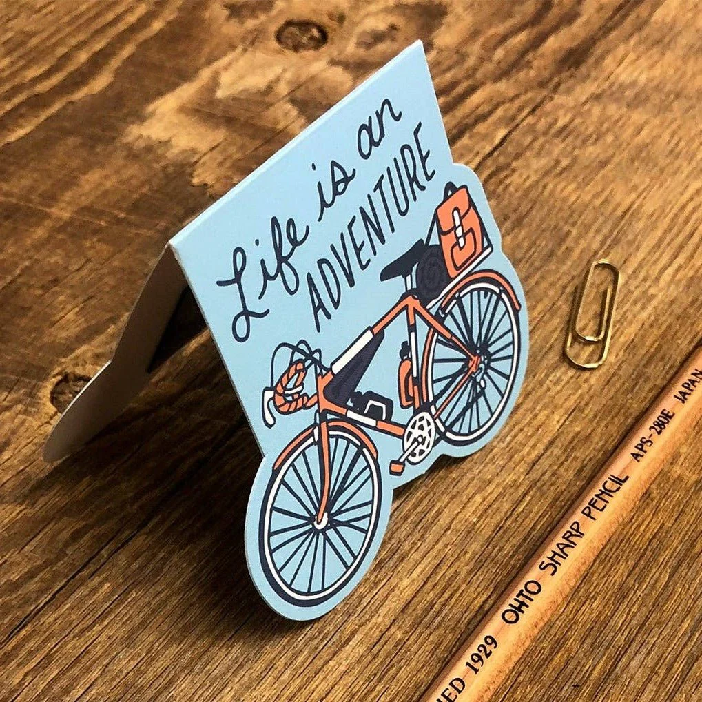 Adventure Bicycle Magnetic Bookmark - Image 2