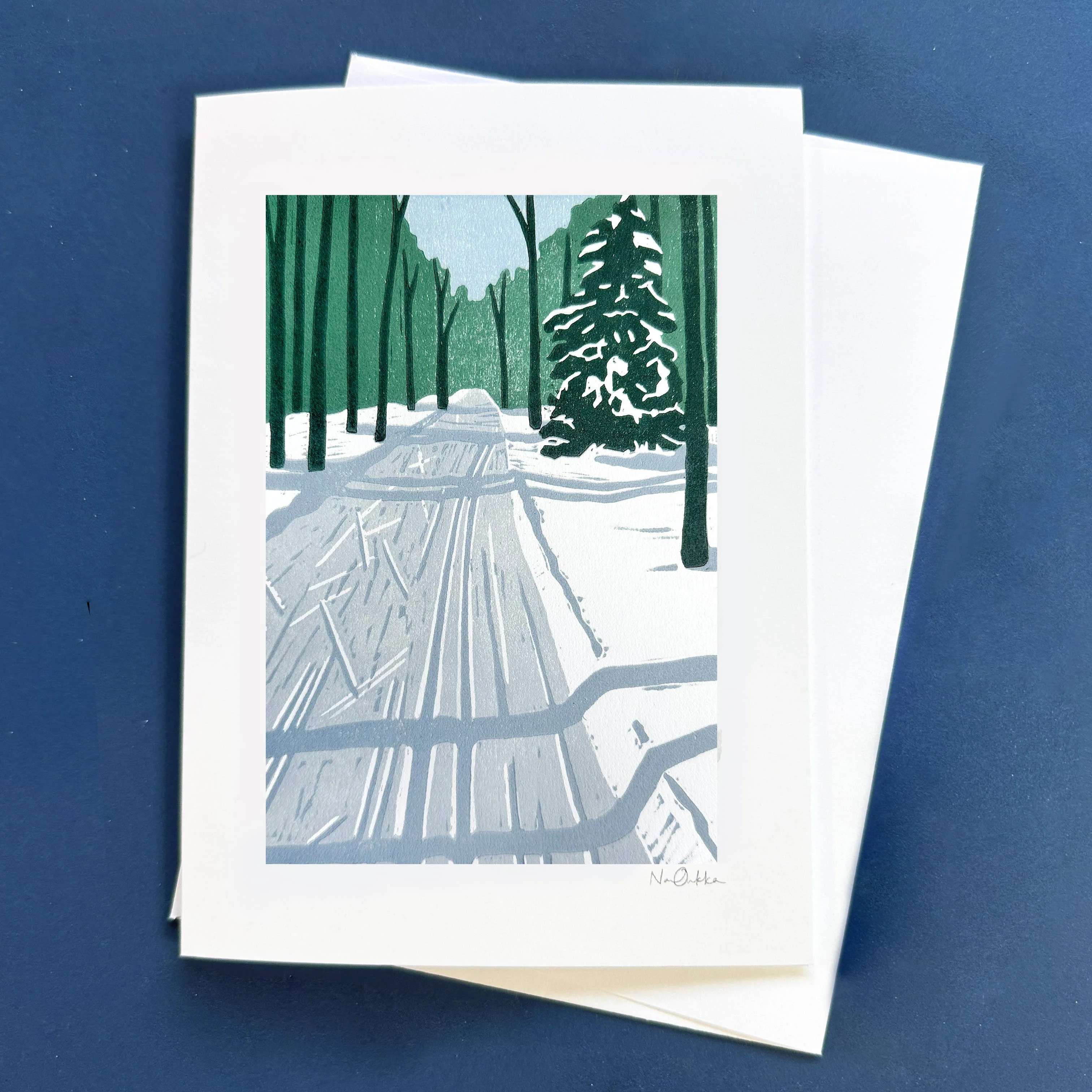 Afternoon Ski Holiday Card - Image 2