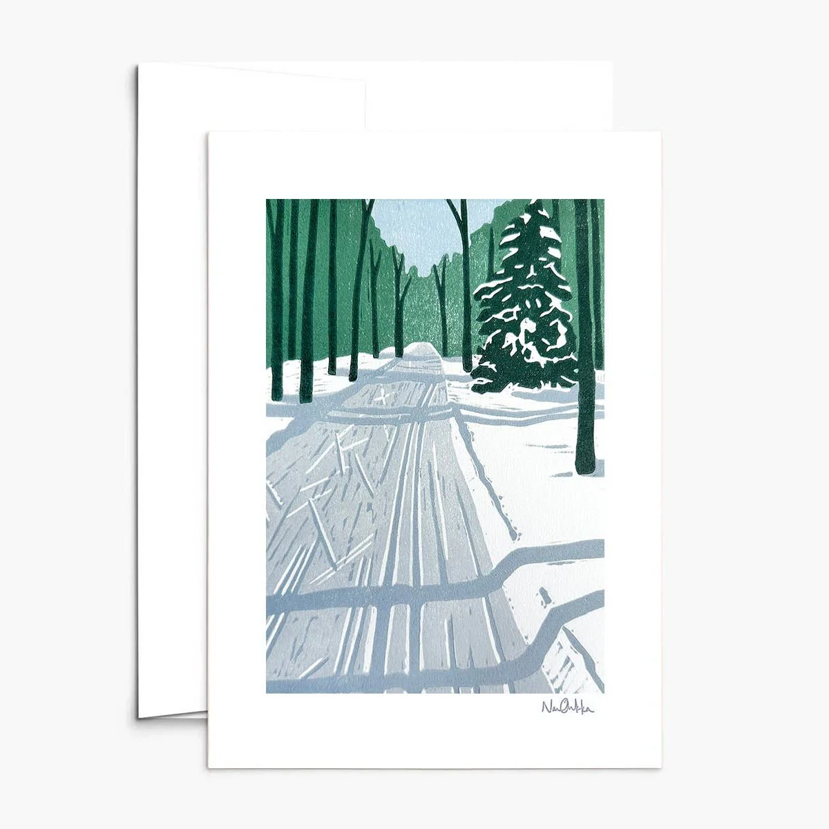 Afternoon Ski Holiday Card - Image 4