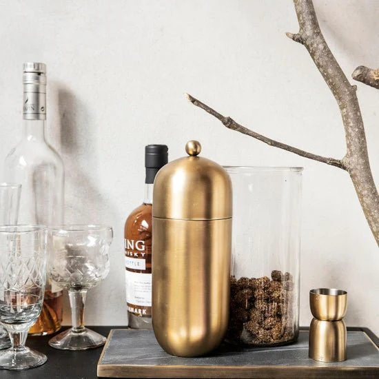 Alir Brass Cocktail Shaker - Image 2