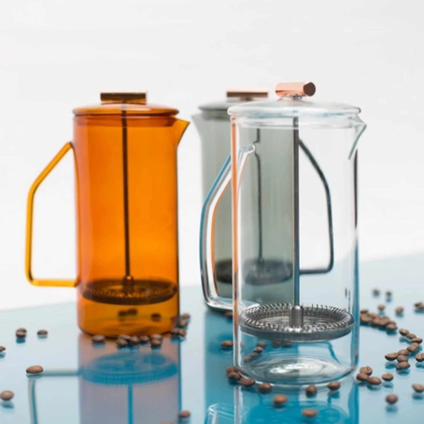 Amber Glass French Press - Image 3