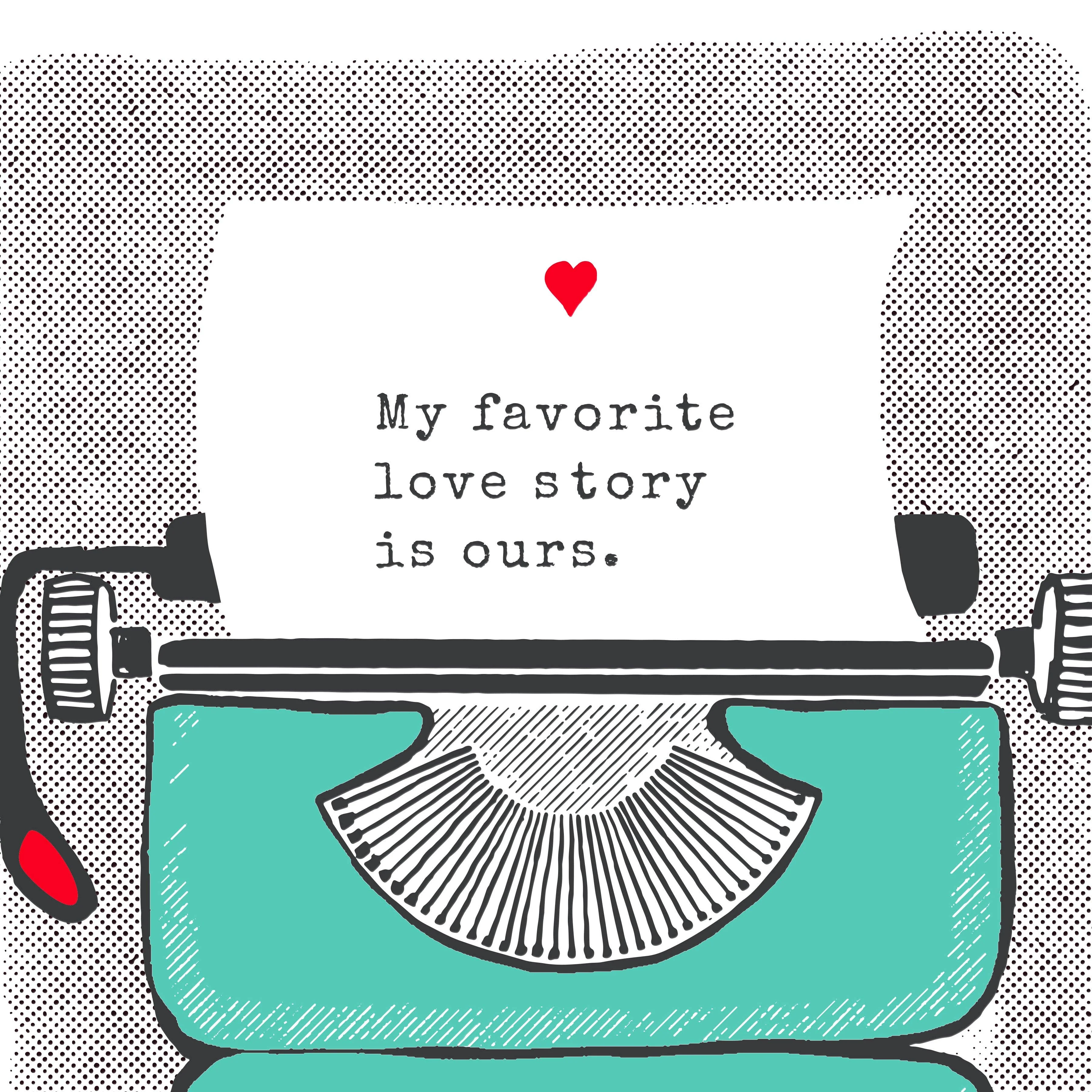 Typewriter Anniversary  Card - Image 3
