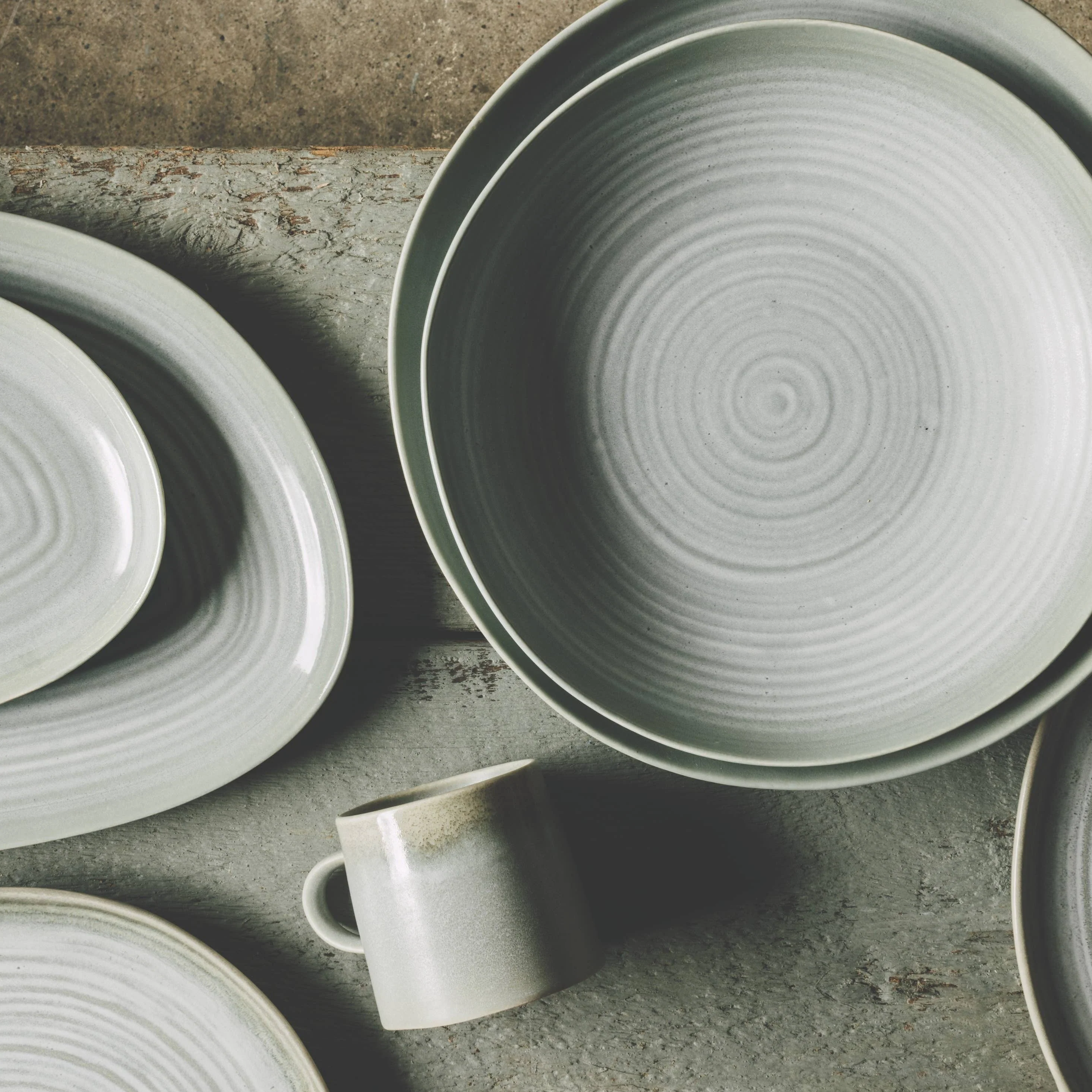 Aquarius Sage Pasta Serving Bowl - Image 3